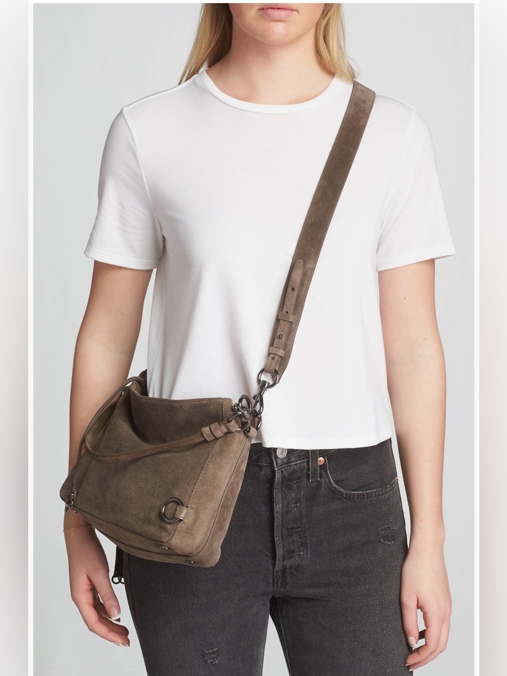 Rebecca Minkoff M.A.B. MAB Crossbody Bag Deep Taupe